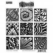 Dylusions Cling Mount Stamps: Bits of Blocks DYR10001