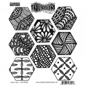 Dylusions Cling Mount Stamps: Build a Quilt DYR10002