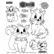 Dylusions Cling Mount Stamps: Purrfect - DYR10016