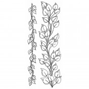 Dylusions Cling Mount Stamps: The Longer The Leaf DYR10020