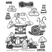 Dylusions Cling Mount Stamps: Toadstool Tales DYR10010