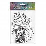 Dylusions Dy-Cuts: Me Houses DYA81524