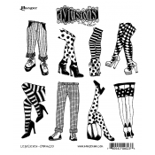 Dylusions Cling Mount Stamps - Legs Eleven DYR46233
