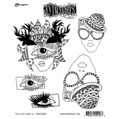 Dylusions Cling Mount Stamps - The Eyes Have It DYR51268