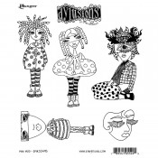 Dylusions Cling Mount Stamps: Mini Moo DYR55495