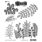 Dylusions Cling Mount Stamps - Oodles of Foliage DYR55501