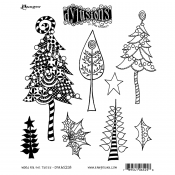 Dylusions Cling Mount Stamps: Wood for the Trees DYR65258