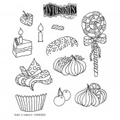 Dylusions Cling Mount Stamps: Bake It Yourself DYR80213
