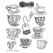 Dylusions Cling Mount Stamps: Fancy A Cup DYR80251