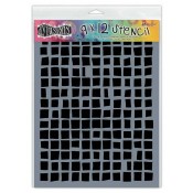 Dylusions Large Stencil: Squares - DYS45465