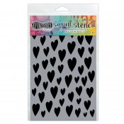 Dylusions Small Stencil: Love Hearts - DYS61694