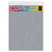 Dylusions Stencil Silhouettes: Grandkids DYS78104
