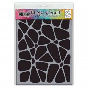 Dylusions Large Stencil: Crazy Paving DYS85034