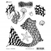 Dylusions Cling Mount Stamps: Merlady DYR69041