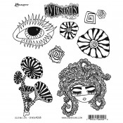 Dylusions Cling Mount Stamps: Ocean Life DYR69058