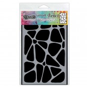 Dylusions Small Stencil: Crazy Paving DYS85126