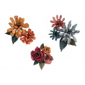 Sizzix Thinlits Die Set - Tiny Tattered Florals 660227