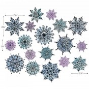 Sizzix Framelits Die Set: Swirly Snowflakes 662436