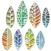 Sizzix Thinlits Die Set: Cut Out Leaves - 664431