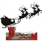 Sizzix Thinlits Die Set: Reindeer Sleigh 666337