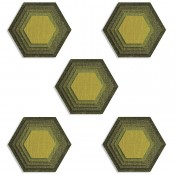 Sizzix Thinlits Die Set: Stacked Tiles, Hexagons - 664420