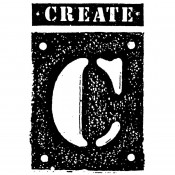 Stampers Anonymous Wood Mounted Stamp: (C) Create K5-780