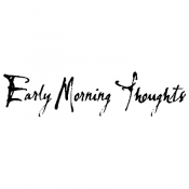 Stampers Anonymous Wood Mounted Stamp - Early Morning Thoughts G3-1052