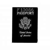 Stampers Anonymous Wood Mounted Stamp - Passport Cover J226