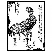 Stampers Anonymous Wood Mounted Stamp: Year of the Rooster K1-862