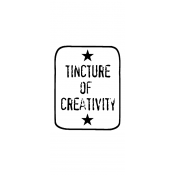 Wendy Vecchi Wood Mounted Stamp - Creativity Label D1-1708