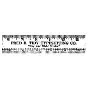 Wendy Vecchi Wood Mounted Stamp - Ruler by Fred K6-1742
