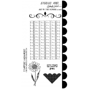 Wendy Vecchi Cling Mount Stamps - Art By The Number LCS005