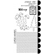 Wendy Vecchi Cling Mount Stamps - Art of Making It Merry LCS007