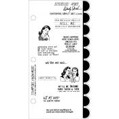 Wendy Vecchi Cling Mount Stamps - Gossiping About Art LCS096