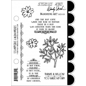 Wendy Vecchi Cling Mount Stamps - Blooming Art SCS119