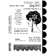 Wendy Vecchi Cling Mount Stamps - A Passion for Art SCS131