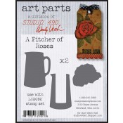 Studio 490 Art Parts - A Pitcher of Roses WVAP017