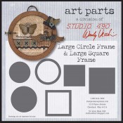 Studio 490 Art Parts - Large Circle & Large Square Frame WVAPLCSF