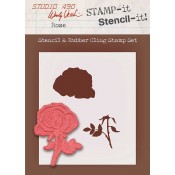 Wendy Vecchi STAMP-it Stencil-it: Rose WVSTST016