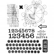 Tim Holtz Cling Mount Stamp: Deconstructed CMS489