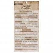 Tim Holtz Idea-ology Clipping Stickers - TH93583D