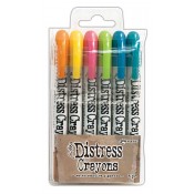 Tim Holtz Distress Crayons: Set 1 TDBK47902