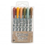 Tim Holtz Distress Crayons: Set 10 TDBK51800