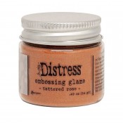 Tim Holtz Distress Embossing Glaze: Tattered Rose - TDE71020