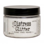 Tim Holtz Distress Glitter: Clear Rock Candy TDR35879