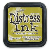 Tim Holtz Distress Ink Pad: Crushed Olive - TIM27126
