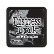 Tim Holtz Mini Distress Ink Pad: Black Soot - TDP39860