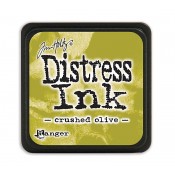 Tim Holtz Mini Distress Ink Pad: Crushed Olive - TDP39914