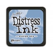 Tim Holtz Mini Distress Ink Pad: Stormy Sky - TDP40217