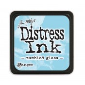 Tim Holtz Mini Distress Ink Pad: Tumbled Glass - TDP40248